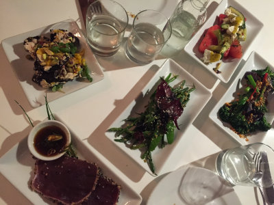 Dinner at Ottolenghi - a wonderful way to end the week