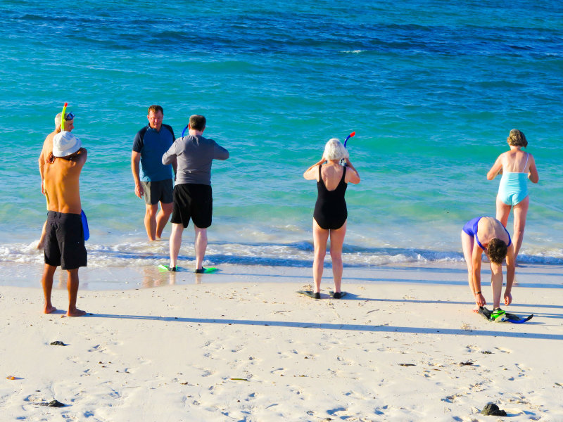Snorkeling practice