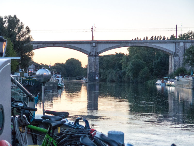 Thursday morning at Moret, leaving for Montereau
