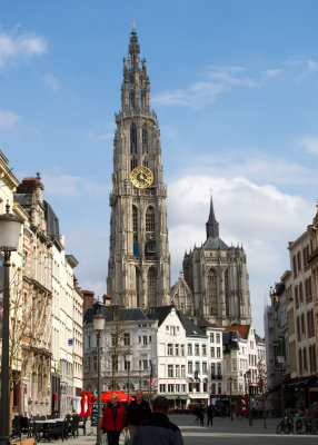 Spire of Antwerp's Cathedral of Our Lady