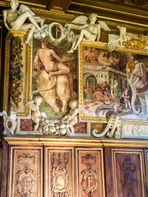 Painting by Rosso Fiorentino in the gallery of Francis I