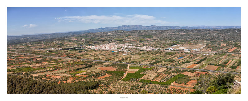 Alcala de Xivert, vista des del Castell del mateix nom