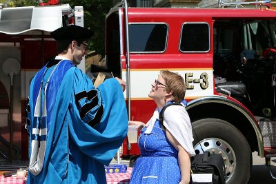 At Fire Truck Pizza