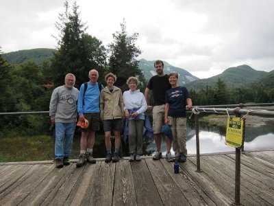 Marcy Dam Hikers