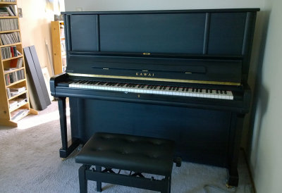 The Kawai K6 just before it left for R. Kassman pianos (cellphone pics)
