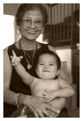 great grandma & isao
