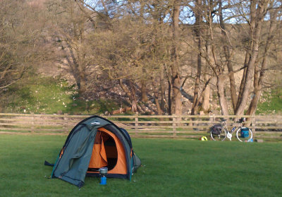 Jess's cozy little tent
