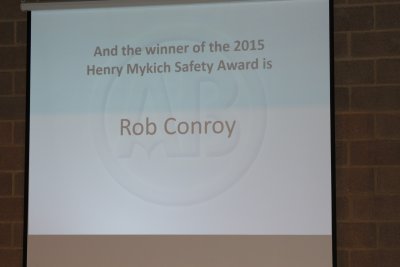Award goes to Rob Conroy