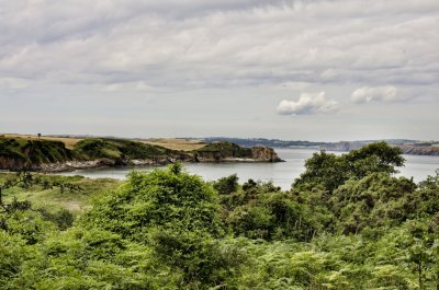 view from caldey