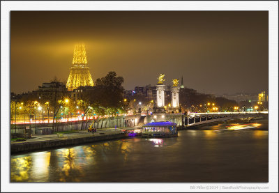Eiffel Tower Lost in Fog