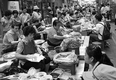 Market Food Street in Busan