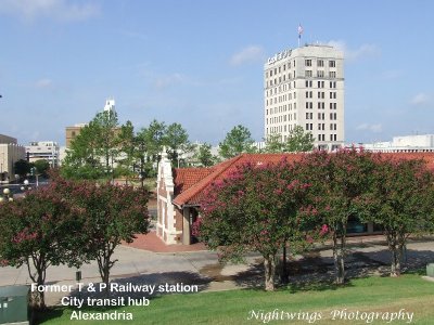 Rapides Parish - Alexandria - Old T&P railroad depot 