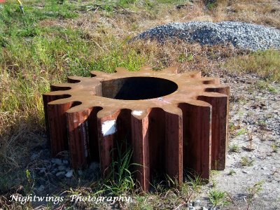 St Martin Parish - Levert plantation - grinding wheel  