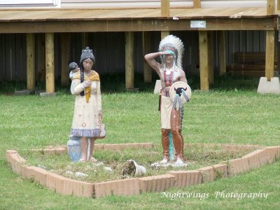 Lafayette Parish - rural Duson - yard art