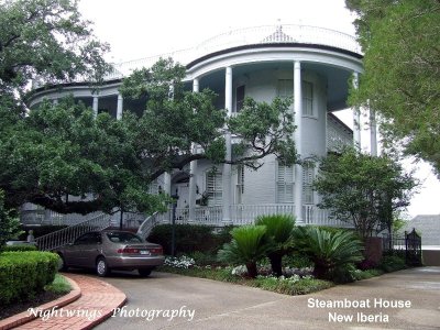 Iberia Parish - New Iberia - Steambaot house Main St.