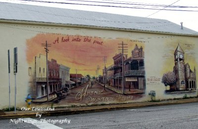 Terrebonne Parish - Houma - downtown mural