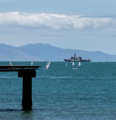 One of NZ's navy ships in the Gulf