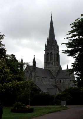 View from the park of St Mary's RC Cathedral 