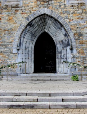 St Mary's RC Cathedral  door