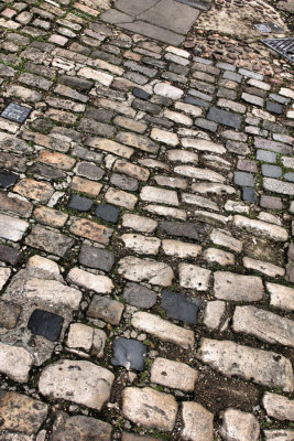 Cobbled bricks