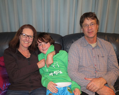 Marianne, Caleb and Wayne