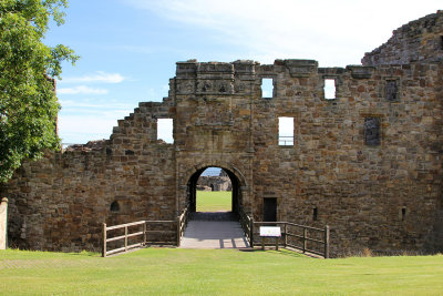 The ruins of St Andrews Castle 
