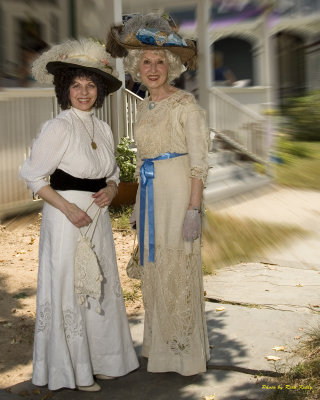 Beautiful Victorian Ladys taking a stroll