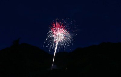 Red, White and Blue Fireworks