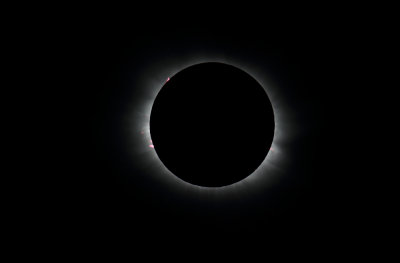 Total Solar Eclipse seen from the Faroe Islands