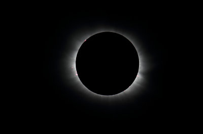 Total Solar Eclipse seen from the Faroe Islands