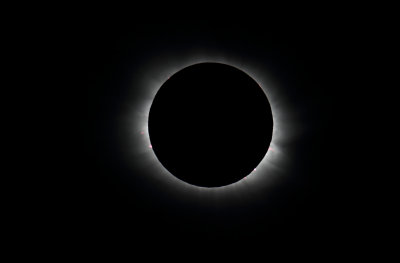 Total Solar Eclipse seen from the Faroe Islands