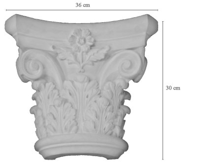 FSKo 18Korintisches Kapitellpassend für 18 cm Säule