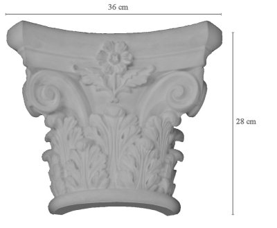 FSKo 22Korintisches Kapitellpassend für 22 cm Säule