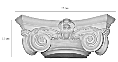 FSIo 18Ionisches Kapitellpassend für 18 cm Säule