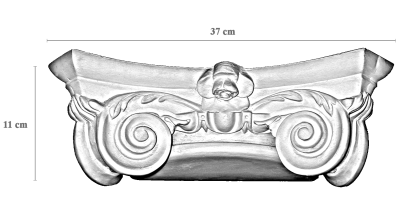 FSIo 22Ionisches Kapitellpassend für 22 cm Säule