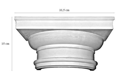 FSDo 22Dorisches Kapitellpassend für 22 cm Säule