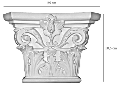 Ko 14Korintisches Kapitellpassend fr 14 cm Pilaster