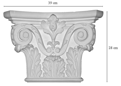 Ko 21Korintisches Kapitellpassend fr 21 cm Pilaster