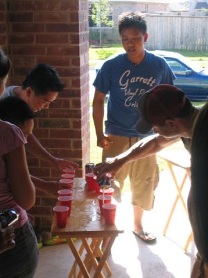 one-on-one flip cup