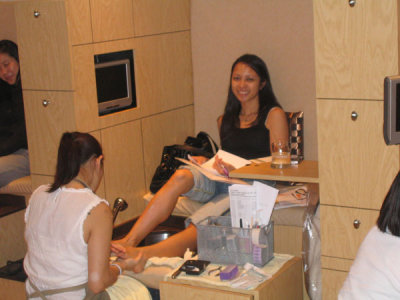 Prepping before the rehearsal