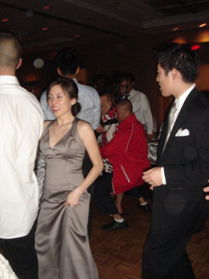 Dancing wedding crashers