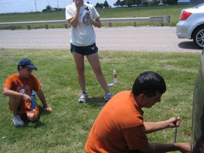 Nice man who changed my tire