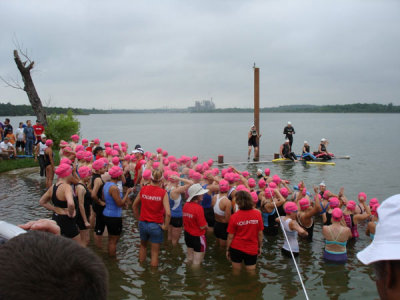 The Pink Swim Caps!