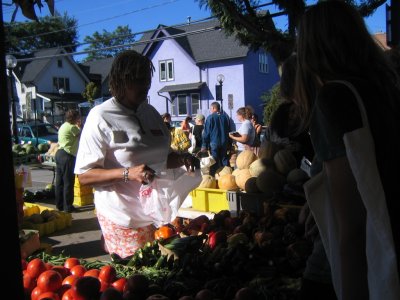 At the Farmer's Market