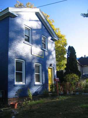The Go Blue house