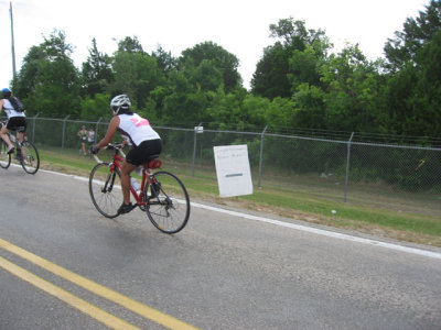 Krissy on the bike