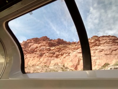 View from Sightseer Lounge Car