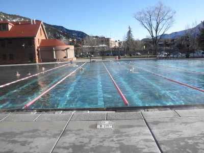 The large pool, showing lap lanes