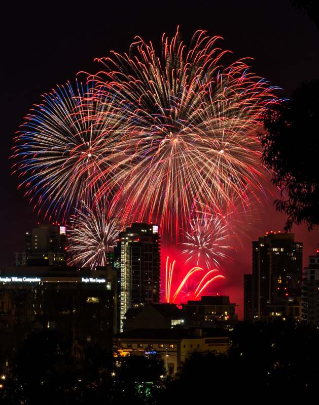 San Diego Fireworks July 4th 2014