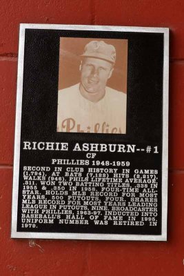 The Richie Asburn Plaque